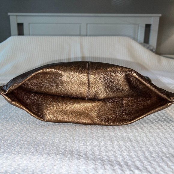 BRIGHTON PEWTER HAND CROCHETED SHOULDER BAG - Picture 13 of 16